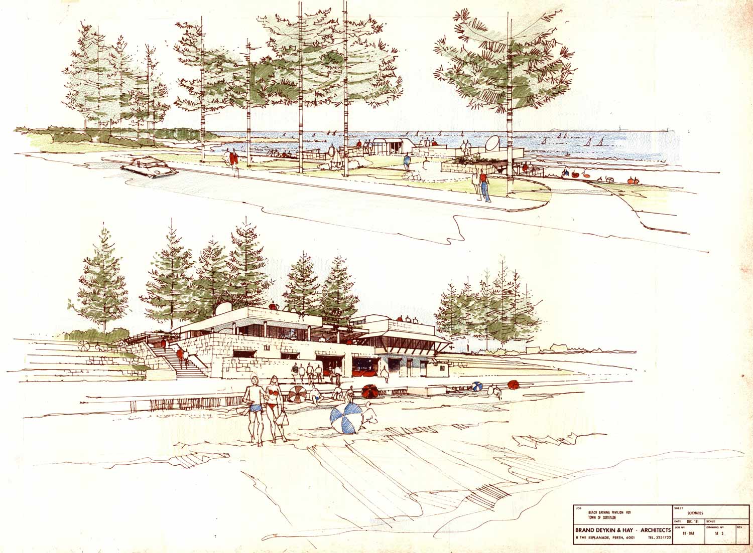 1981 Proposed replacement for the Centenary Pavilion by Brand, Deykin & Hay